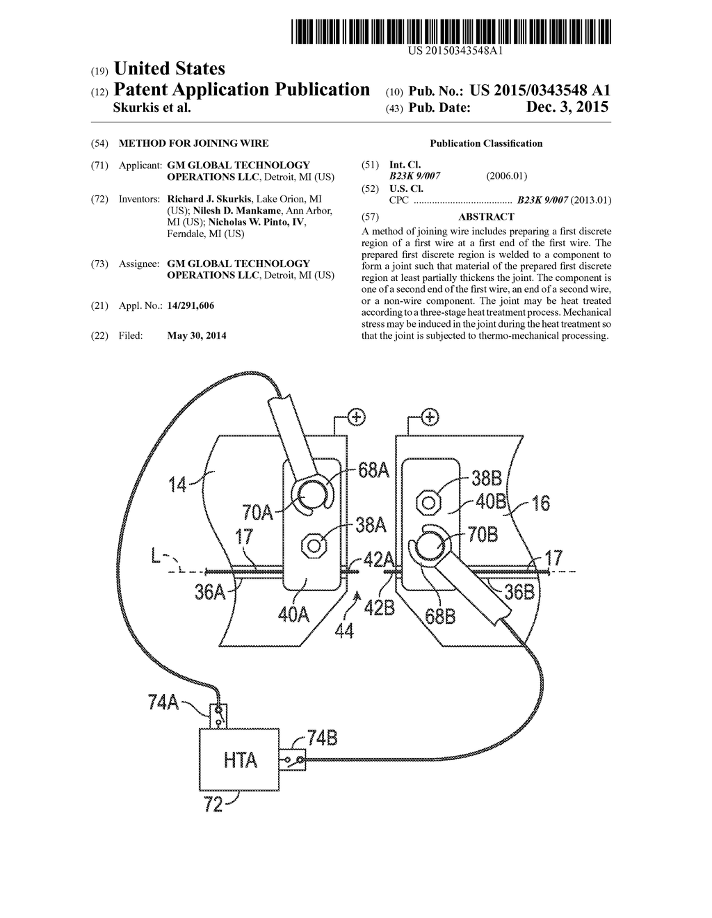 METHOD FOR JOINING WIRE - diagram, schematic, and image 01