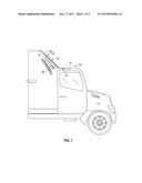 TV MOUNT FOR OVER-THE-ROAD TRUCK diagram and image