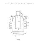 INGREDIENT DISPENSING CONTAINER CAP WITH DRINK THROUGH PASSAGE diagram and image