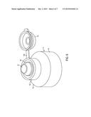 INGREDIENT DISPENSING CONTAINER CAP WITH DRINK THROUGH PASSAGE diagram and image