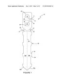 PACKAGE WITH CARRYING HANDLE AND BLANK FOR FORMING THE HANDLE diagram and image