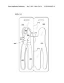 BLISTER CARD WITH OPENING FOR TOOL HANDLE diagram and image