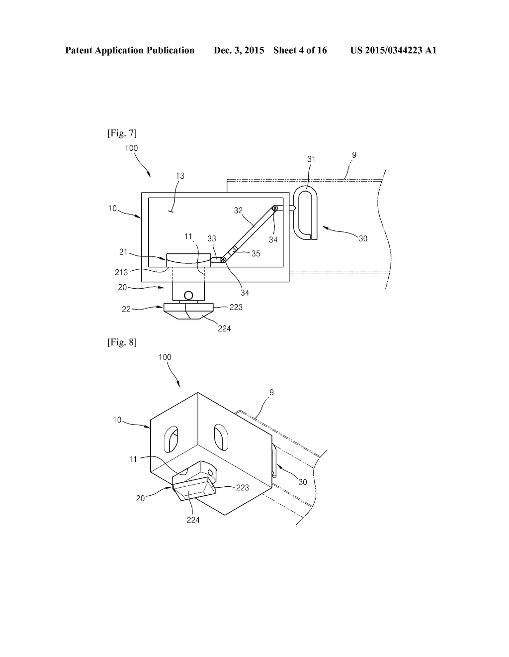 CONTAINER COMPRISING CORNER MEMBER INCORPORATING LOCK UNIT - diagram, schematic, and image 05