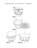 INTEGRATED HYBRID WATER AND BEVERAGE DISPENSER AND BREWING CUPS FOR USE     THEREWITH diagram and image