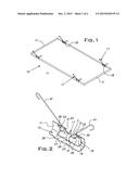 TORSION SPRING METAL CEILING SYSTEM AND HARDWARE diagram and image