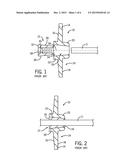 Post-Tensioned Concrete Reinforcement Anchor Assembly With Radiused Tooth     Tips diagram and image