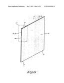 LEAF OF A SLIDING WINDOW OR SLIDING DOOR AND METHOD FOR PROVIDING SUCH A     LEAF WITH A LOCK PLATE diagram and image