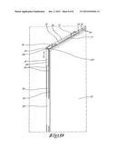 LEAF OF A SLIDING WINDOW OR SLIDING DOOR AND METHOD FOR PROVIDING SUCH A     LEAF WITH A LOCK PLATE diagram and image