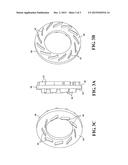 SPLIT NOZZLE RING TO CONTROL EGR AND EXHAUST FLOW diagram and image