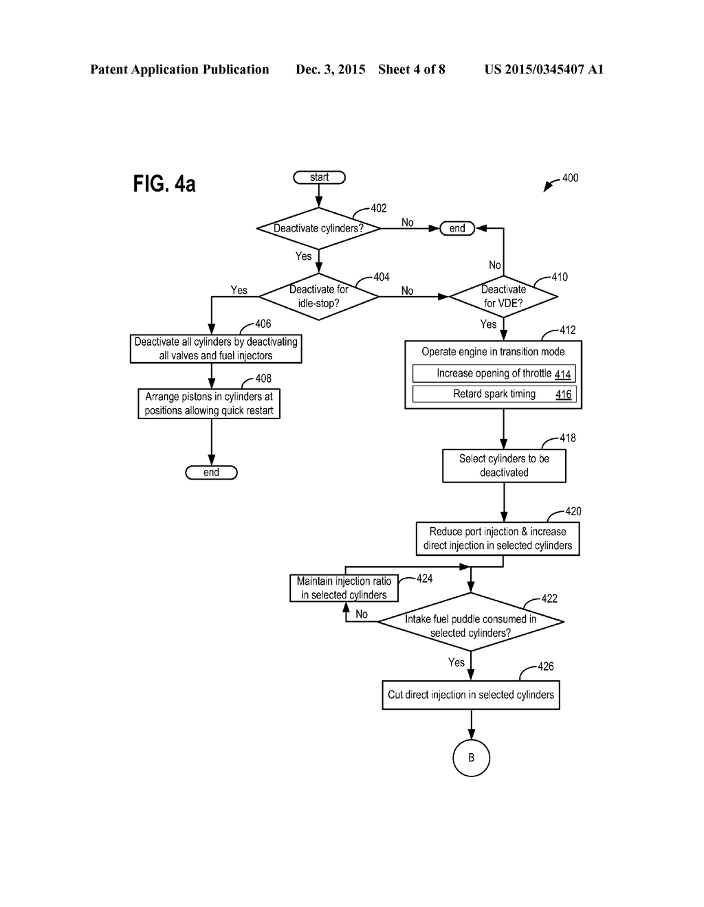 METHOD OF FUEL INJECTION FOR A VARIABLE DISPLACEMENT ENGINE - diagram, schematic, and image 05