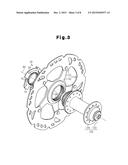 Lock Member for Fixedly Locking a Disc Brake Rotor on a Bicycle Hub diagram and image