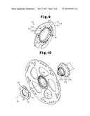 Lock Member for Fixedly Locking a Disc Brake Rotor on a Bicycle Hub diagram and image