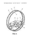 STRUCTURE FOR A DISH-TYPE POINT-BASED SOLAR CONCENTRATION SYSTEM, AND     CONCENTRATION SYSTEM INCLUDING SAID STRUCTURE diagram and image