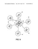 STRUCTURE FOR A DISH-TYPE POINT-BASED SOLAR CONCENTRATION SYSTEM, AND     CONCENTRATION SYSTEM INCLUDING SAID STRUCTURE diagram and image