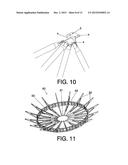 STRUCTURE FOR A DISH-TYPE POINT-BASED SOLAR CONCENTRATION SYSTEM, AND     CONCENTRATION SYSTEM INCLUDING SAID STRUCTURE diagram and image