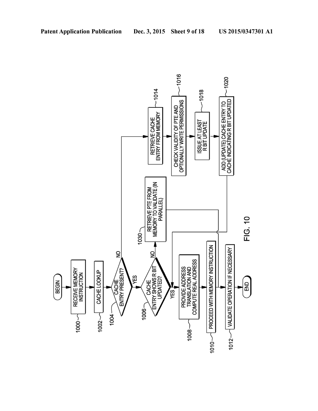 SYNCHRONIZING UPDATES OF PAGE TABLE STATUS INDICATORS AND PERFORMING BULK     OPERATIONS - diagram, schematic, and image 10