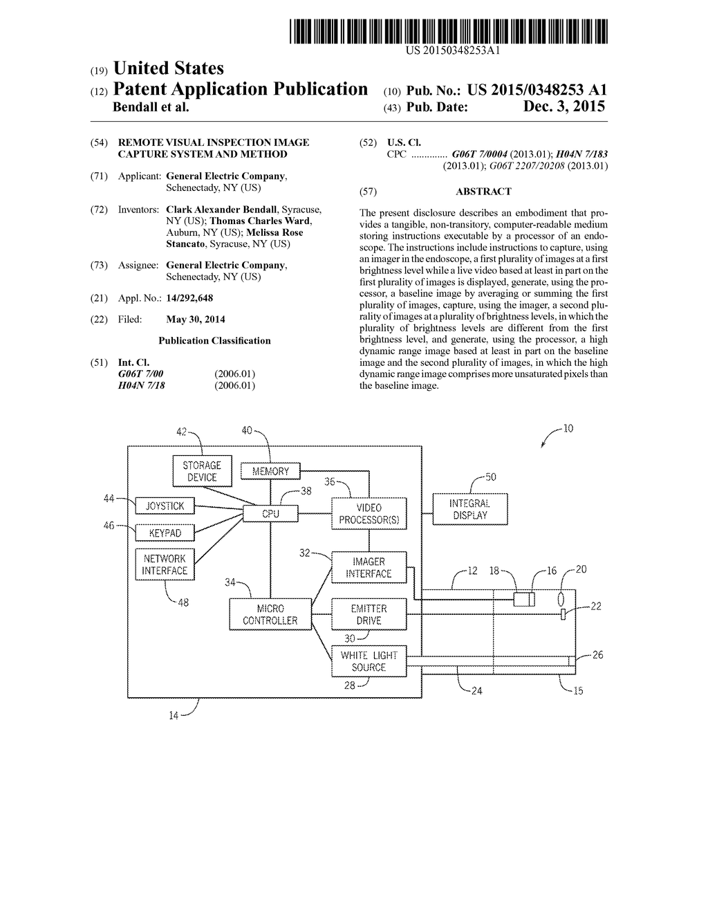 REMOTE VISUAL INSPECTION IMAGE CAPTURE SYSTEM AND METHOD - diagram, schematic, and image 01