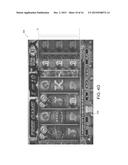 METHODS AND APPARATUS FOR MANIPULATING A DISPLAY OF REELS IN A     REEL-SPINNING WAGERING GAME diagram and image