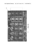 METHODS AND APPARATUS FOR MANIPULATING A DISPLAY OF REELS IN A     REEL-SPINNING WAGERING GAME diagram and image