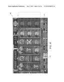 METHODS AND APPARATUS FOR MANIPULATING A DISPLAY OF REELS IN A     REEL-SPINNING WAGERING GAME diagram and image