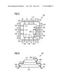 Three-dimensional stack of leaded package and electronic member diagram and image