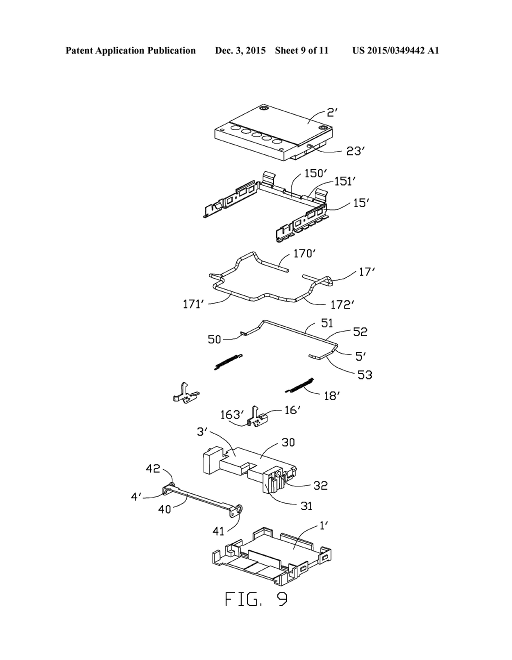 ELECTRICAL CONNECTOR ASSEMBLY WITH LOCKING MEMBER - diagram, schematic, and image 10