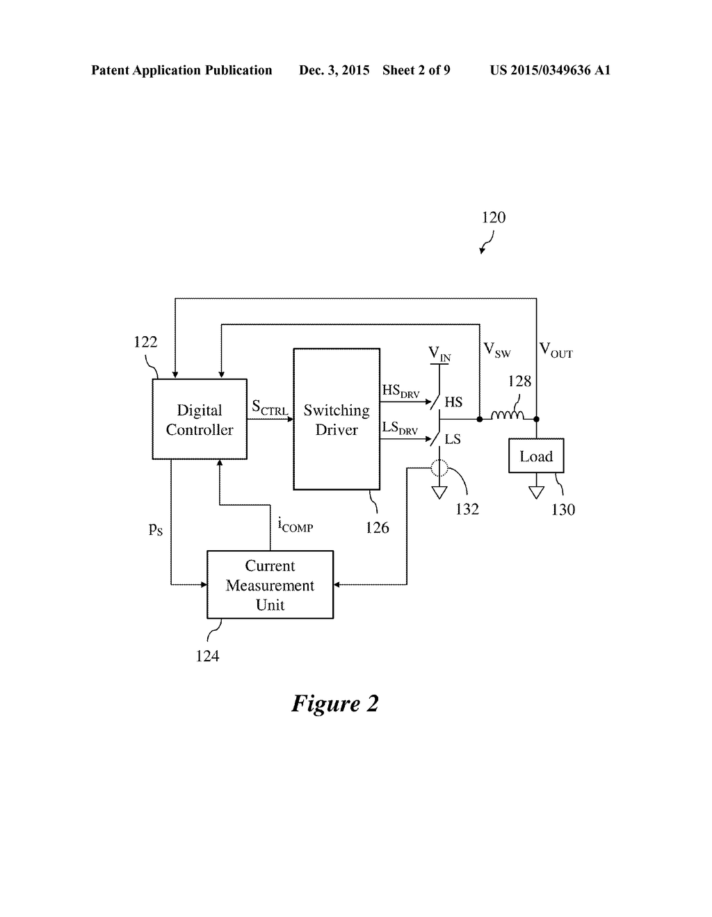 System and Method for Switched Power Supply Current Sampling - diagram, schematic, and image 03