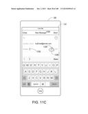 DISPLAYING OPTIONS, ASSIGNING NOTIFICATION, IGNORING MESSAGES, AND     SIMULTANEOUS USER INTERFACE DISPLAYS IN A MESSAGING APPLICATION diagram and image