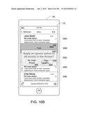 DISPLAYING OPTIONS, ASSIGNING NOTIFICATION, IGNORING MESSAGES, AND     SIMULTANEOUS USER INTERFACE DISPLAYS IN A MESSAGING APPLICATION diagram and image