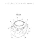 WATCH TYPE MOBILE TERMINAL diagram and image