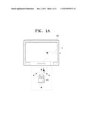 METHOD FOR EXECUTING USER COMMAND ACCORDING TO SPATIAL MOVEMENT OF USER     INPUT DEVICE AND IMAGE APPARATUS THEREOF diagram and image