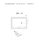 METHOD FOR EXECUTING USER COMMAND ACCORDING TO SPATIAL MOVEMENT OF USER     INPUT DEVICE AND IMAGE APPARATUS THEREOF diagram and image