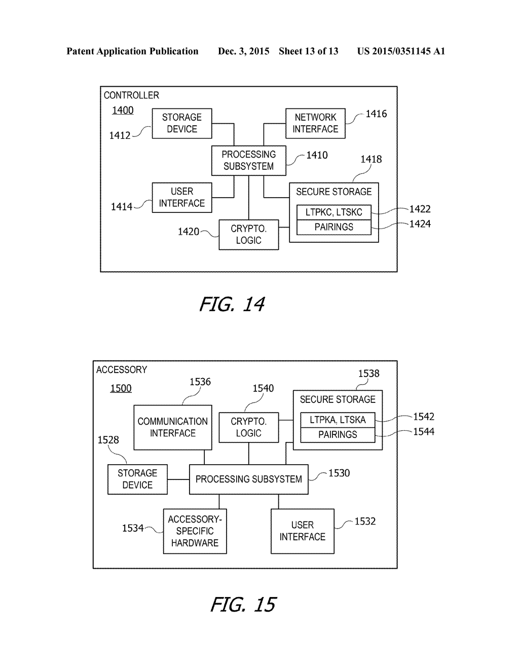 CONTROLLER NETWORKS FOR AN ACCESSORY MANAGEMENT SYSTEM - diagram, schematic, and image 14