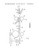 METHOD AND APPARATUS FOR FORMING ON A SUBSTRATE A PATTERN OF A MATERIAL diagram and image