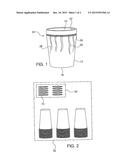 Disposable Identification Bands for Disposable and Nondisposable Drinking     Cups, Glasses, Bottles and Cans diagram and image