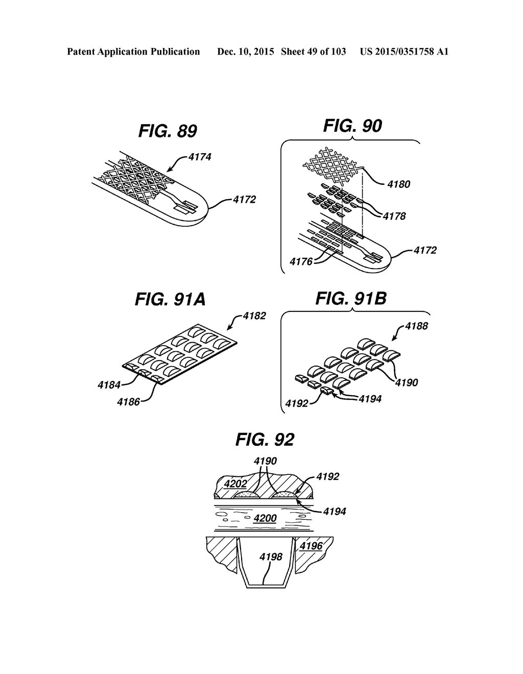 ADJUNCT MATERIALS AND METHODS OF USING SAME IN SURGICAL METHODS FOR TISSUE     SEALING - diagram, schematic, and image 50