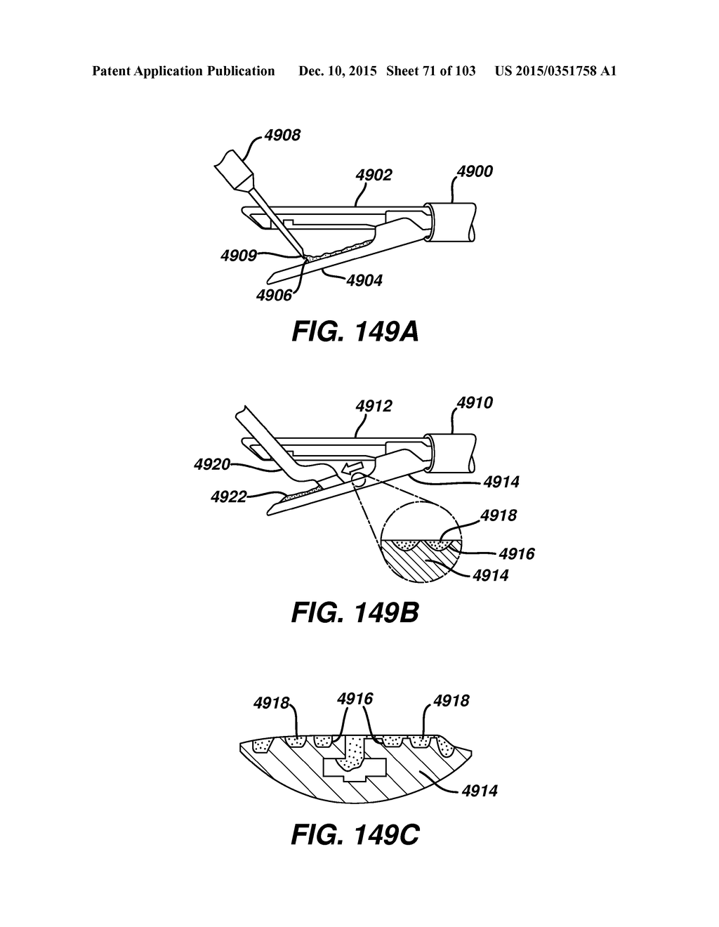 ADJUNCT MATERIALS AND METHODS OF USING SAME IN SURGICAL METHODS FOR TISSUE     SEALING - diagram, schematic, and image 72