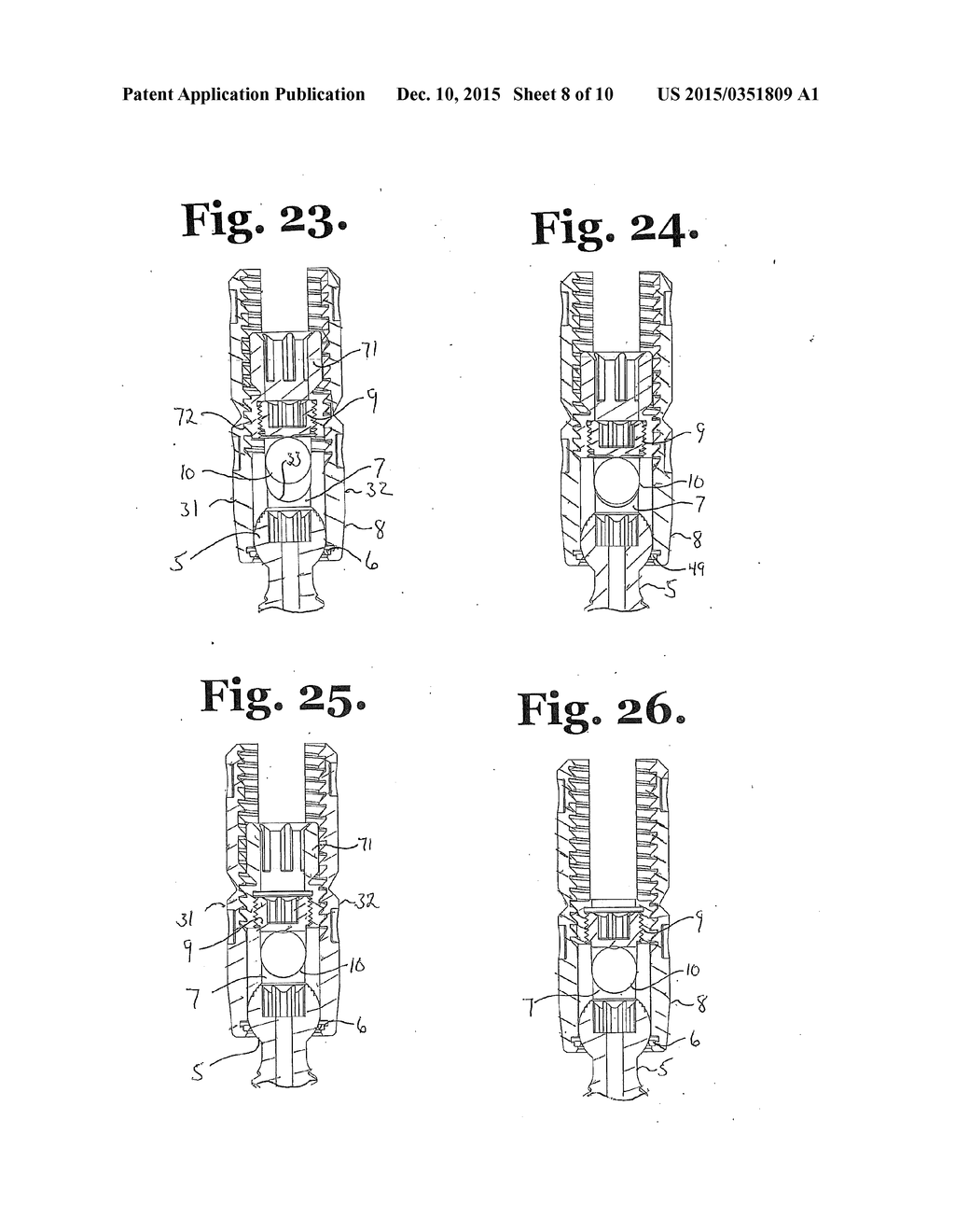 POLYAXIAL BONE ANCHOR WITH INSERT GUIDES - diagram, schematic, and image 09