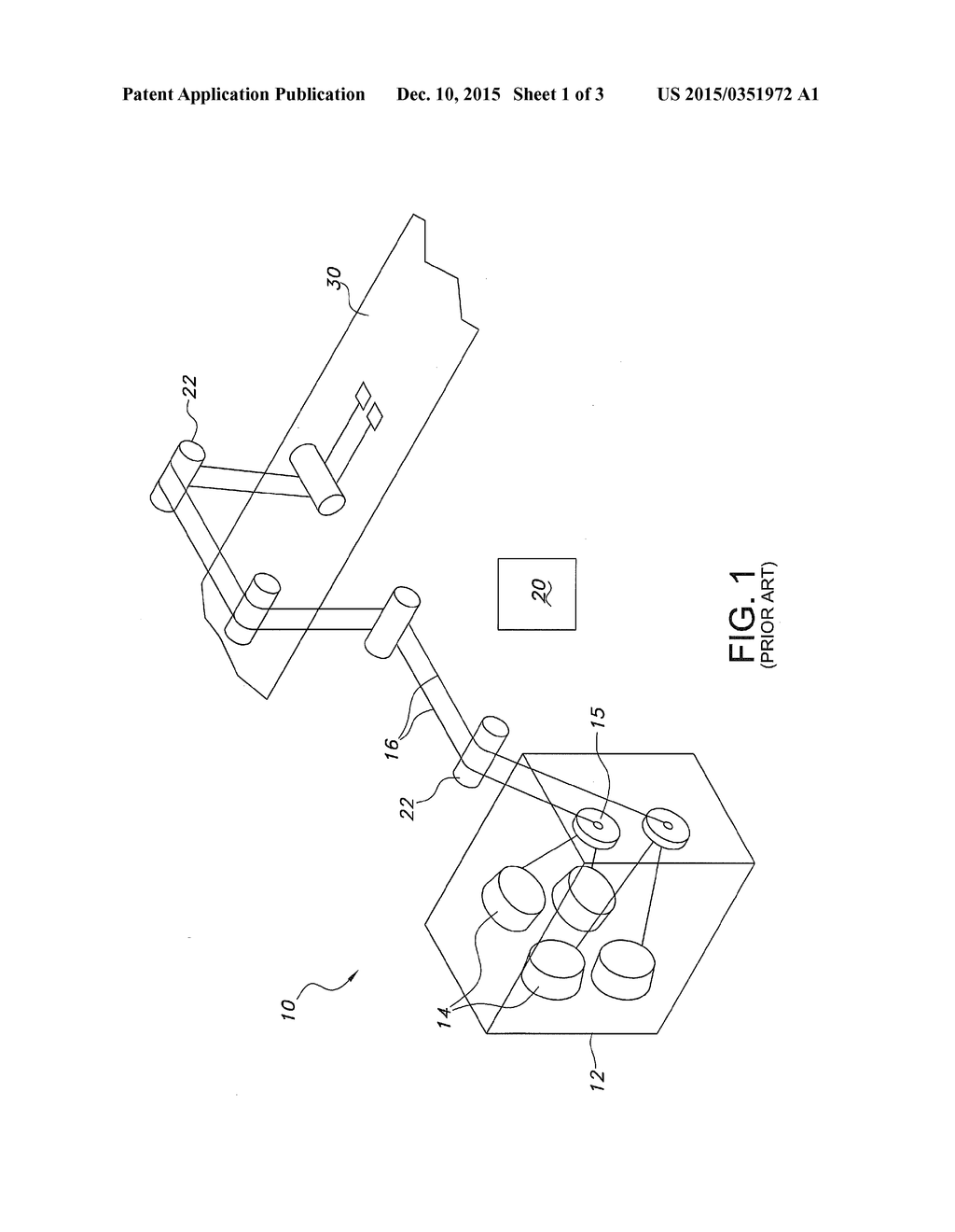 PLASTIC THREAD TRANSPORTING METHOD AND ASSEMBLY HAVING SIMPLIFIED PATH - diagram, schematic, and image 02