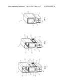 SELF-INKING STAMP WITH A STAMP HOUSING diagram and image