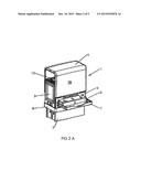 SELF-INKING STAMP WITH A STAMP HOUSING diagram and image