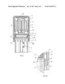 SELF-INKING STAMP WITH A STAMP HOUSING diagram and image