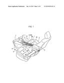 CENTER CONSOLE STRUCTURE OF VEHICLE diagram and image