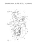 SELF-PROPELLED UNICYCLE ENGAGABLE WITH VEHICLE diagram and image