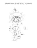 SELF-PROPELLED UNICYCLE ENGAGABLE WITH VEHICLE diagram and image