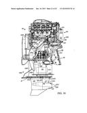 LARGE OUTBOARD MOTOR INCLUDING VARIABLE GEAR TRANSFER CASE diagram and image