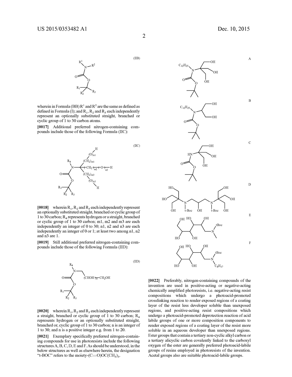 PHOTORESIST COMPRISING NITROGEN-CONTAINING COMPOUND - diagram, schematic, and image 04