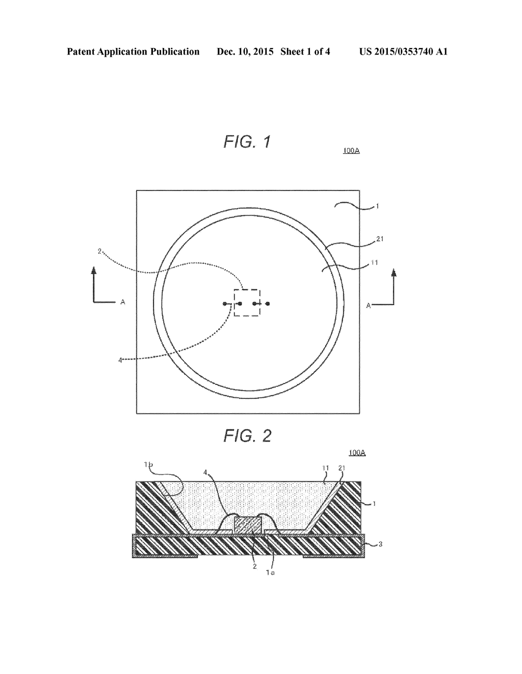 LED DEVICE AND COATING LIQUID USED FOR PRODUCTION OF SAME - diagram, schematic, and image 02