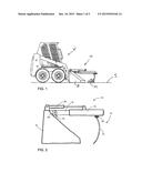 Bucket Articulated Rake Attachment diagram and image