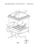 LIGHT FIXTURE WITH PHOTOSENSOR-ACTIVATED ADJUSTABLE LOUVER ASSEMBLY diagram and image